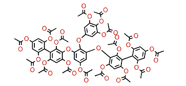 Hydroxybisfucotriphlorethol A hexadecaacetate